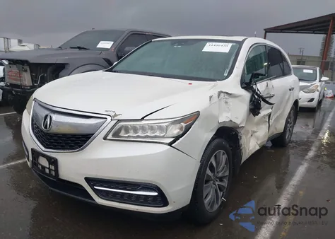 2015 Acura Mdx Technology Package z USA, uszkodzony, nr VIN 5FRYD4H47FB029199